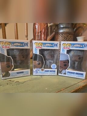 Funko Pop TRIO! LIMITED EDITION RANDY WATSON #576, Prince AKEEM #574, and SEMMI